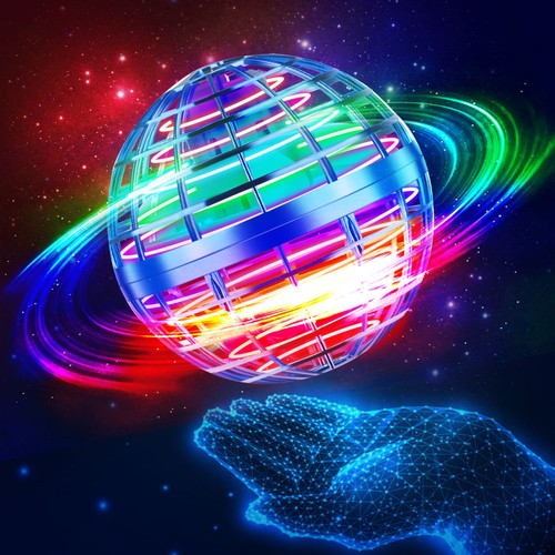 Flying orb spinning ball - flying,
